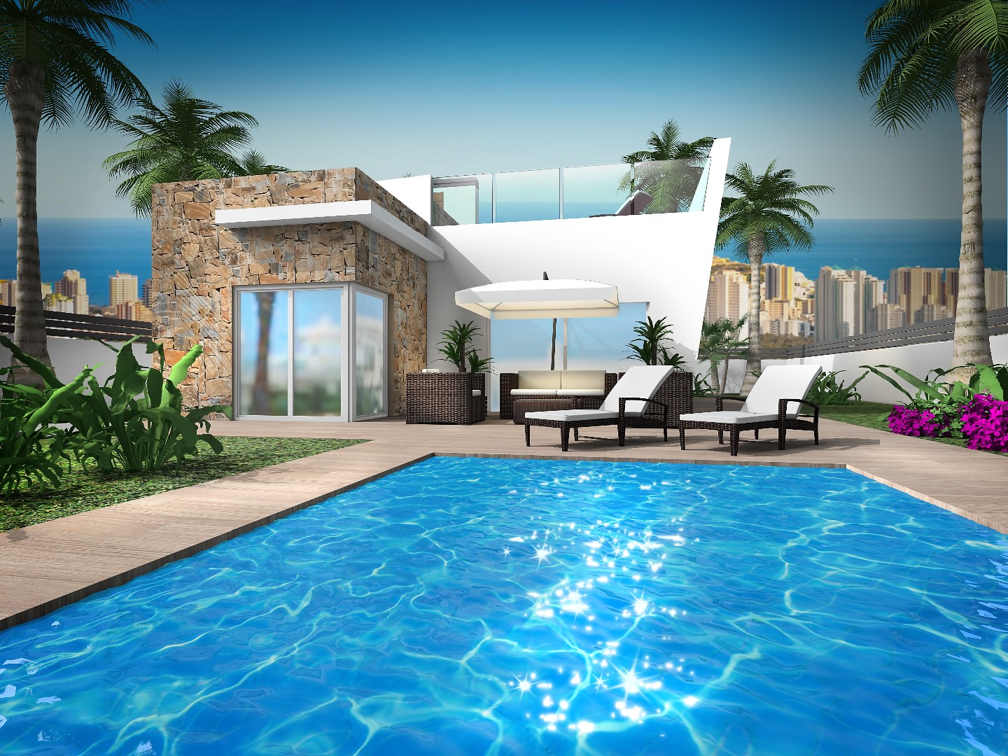 3 bedroom villa For Sale in Finestrat - Main Image