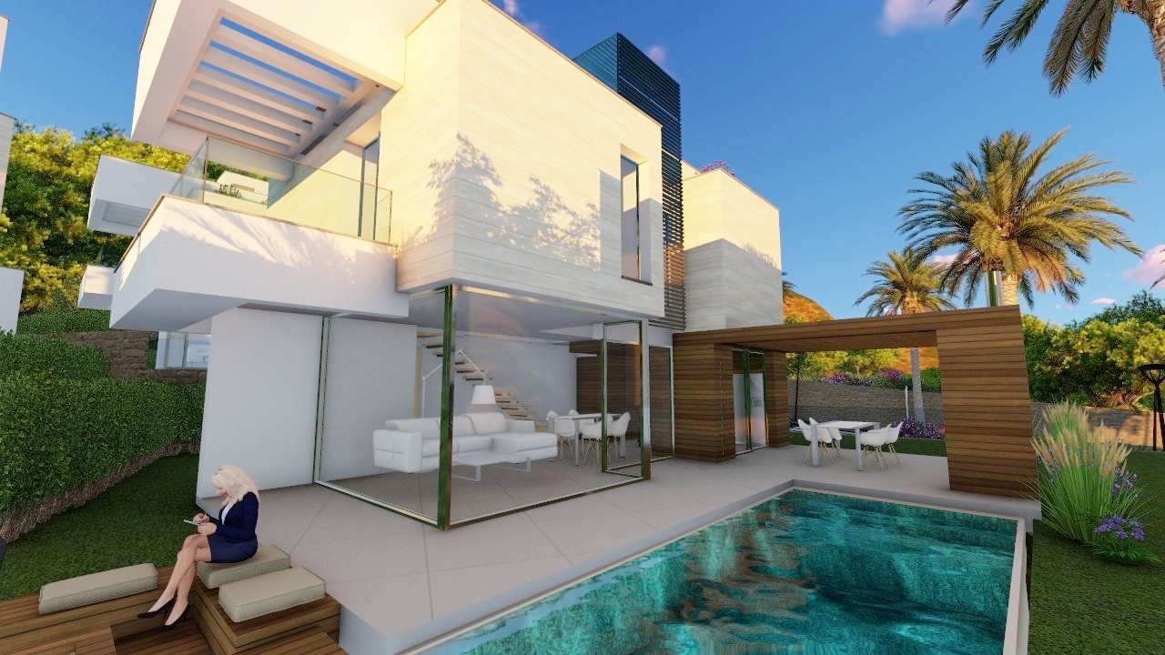 4 bedroom villa For Sale in Polop - Main Image