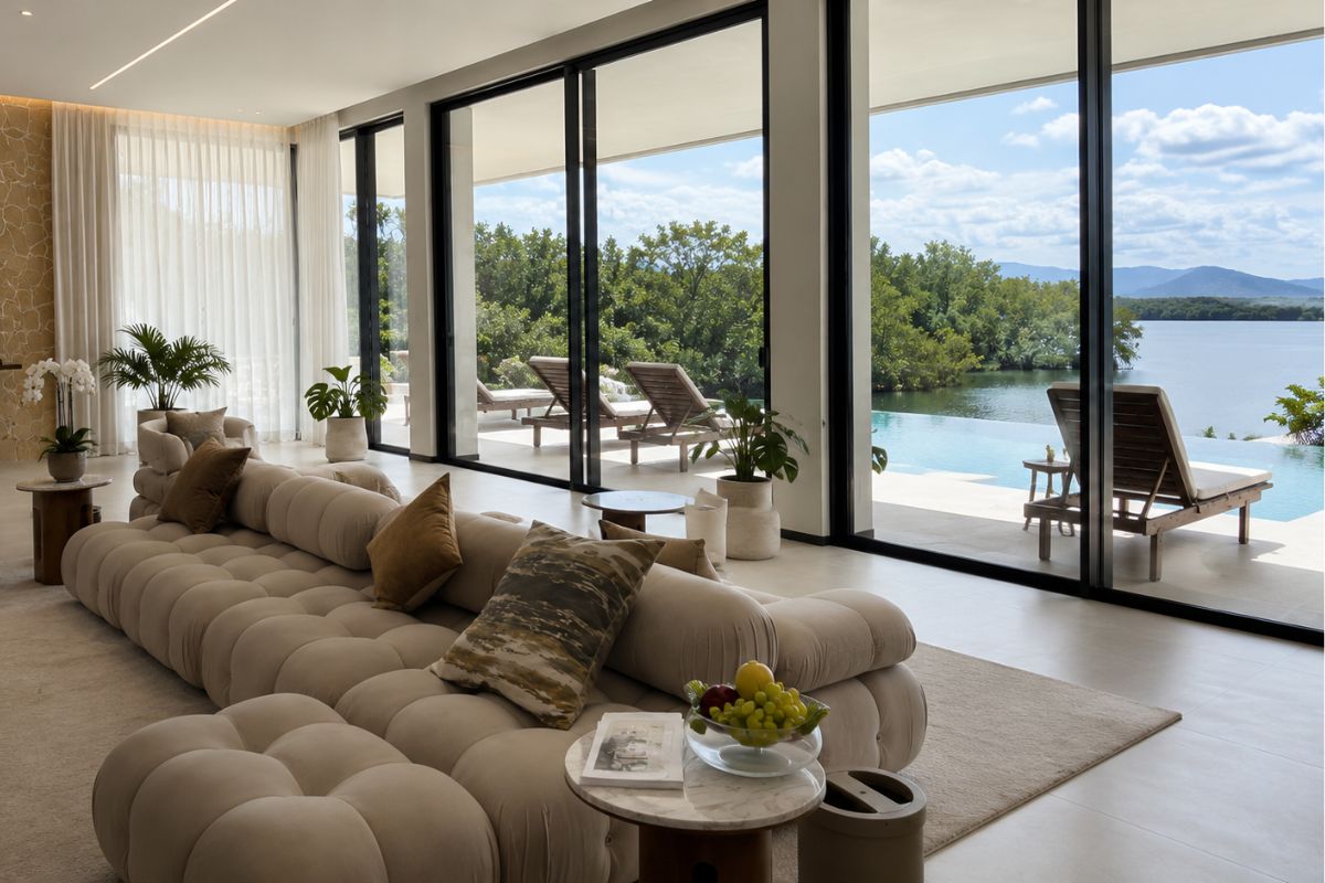 Chilling with the sea view