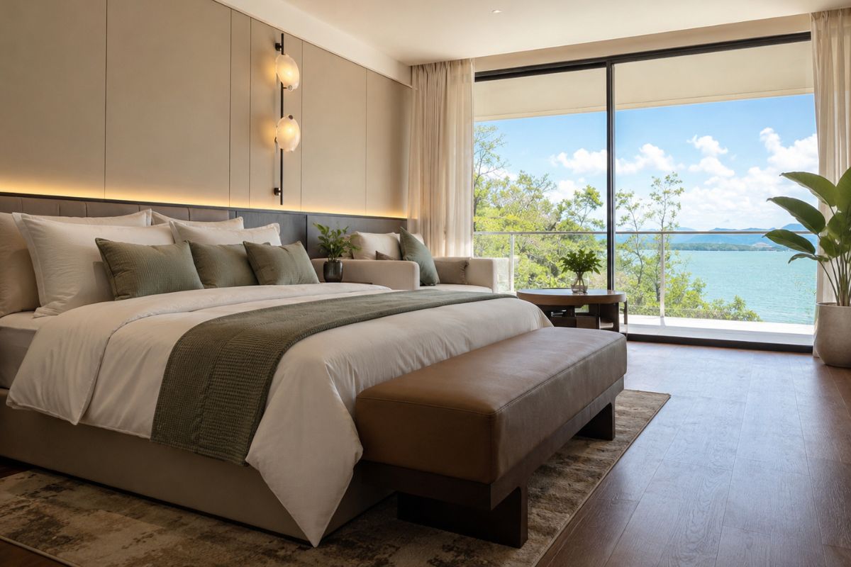 Wake up with the sea view