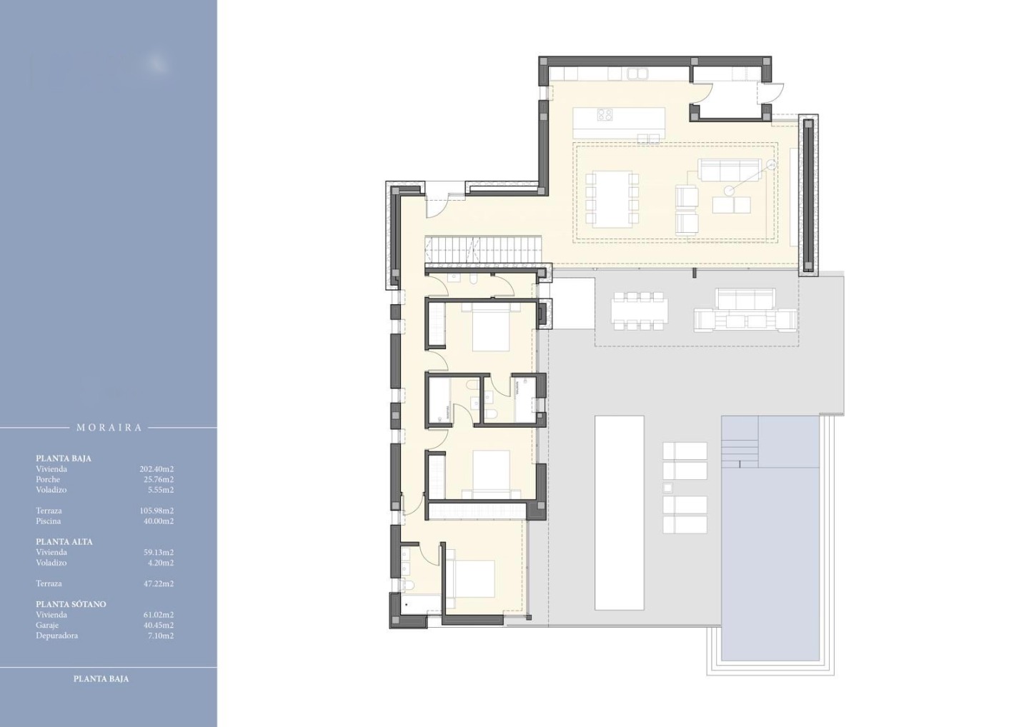 Venta. Villa en Moraria