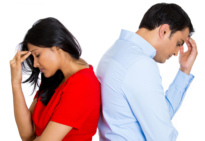Unsatisfactory marital life