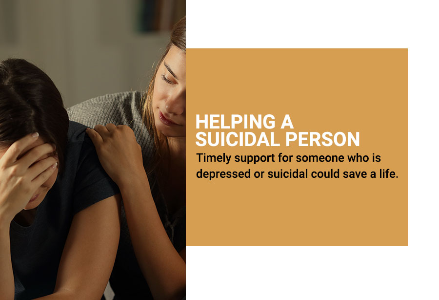 Helping a suicidal person