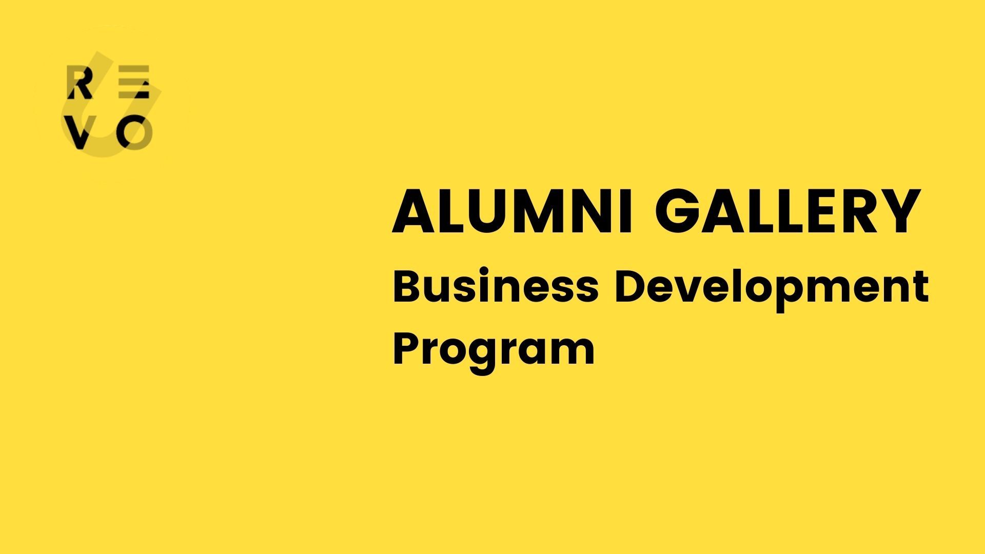 Galeri Alumni RevoU Full Stack Business Development