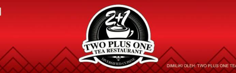 Two Plus One Tea Restaurant banner company