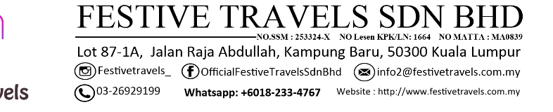 Festive Travels Sdn Bhd banner company