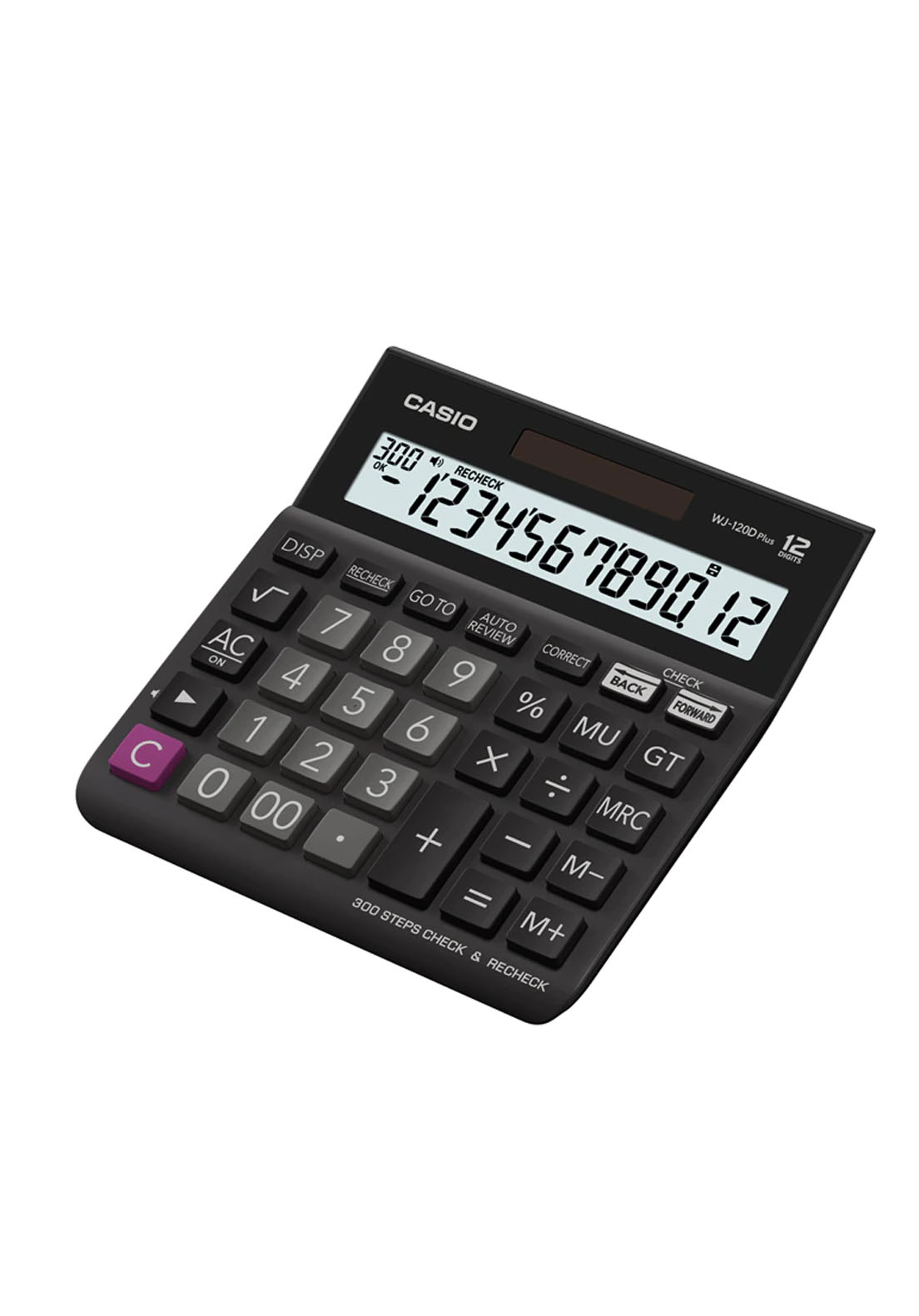 Casio MJ120D PlusBK Desktop Calculator