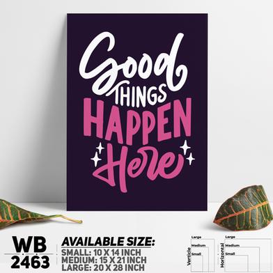 DDecorator Good Things Happen Here - Motivational Wall Board and Wall