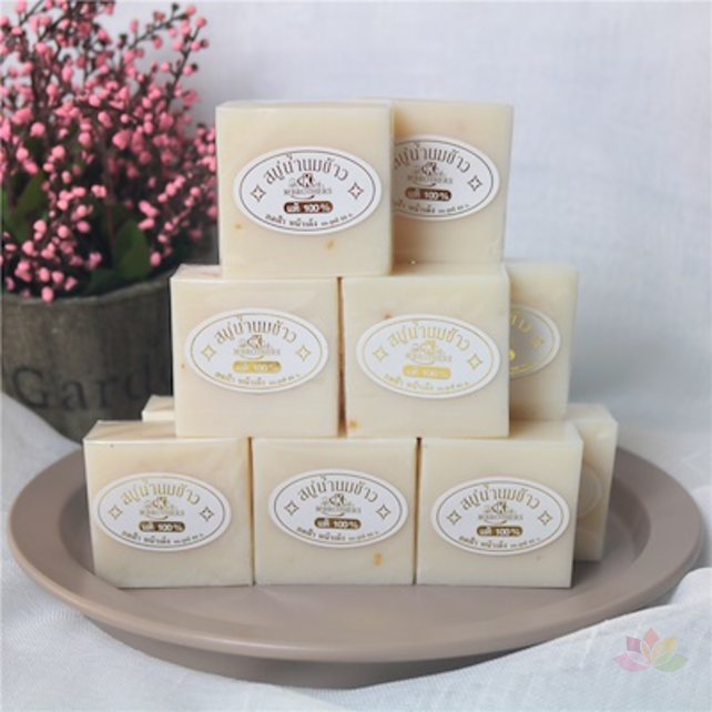 Xà phòng sữa gạo Jam Rice Milk Soap ảnh 3