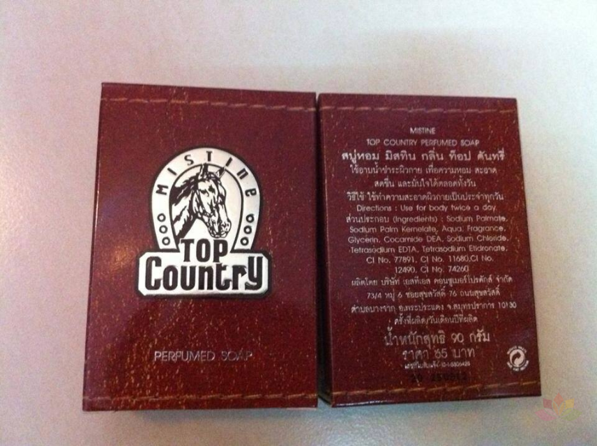 Xà phòng hương nước hoa cho Nam Mistine Top Country Perfumed Soap ảnh 4