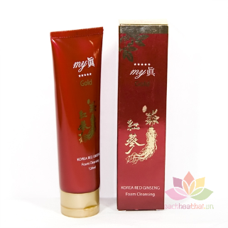 Sữa rửa mặt Gold Korea Red Ginseng Foam Cleansing ảnh 6