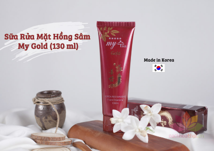 Sữa rửa mặt Gold Korea Red Ginseng Foam Cleansing ảnh 7