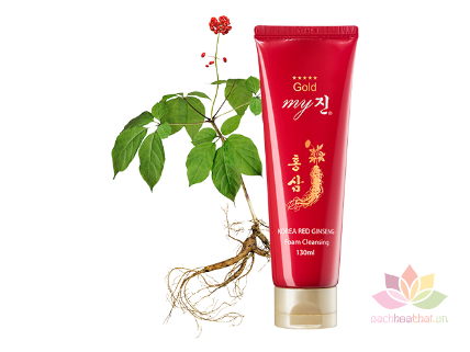 Sữa rửa mặt Gold Korea Red Ginseng Foam Cleansing ảnh 1