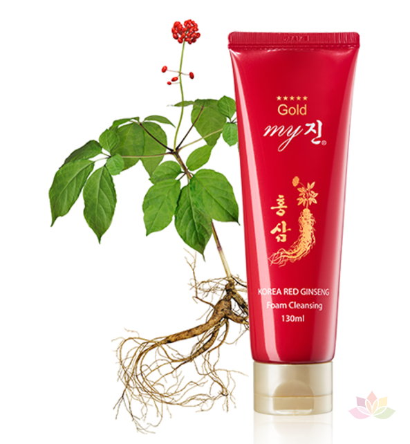 Sữa rửa mặt Gold Korea Red Ginseng Foam Cleansing ảnh 2