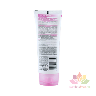 Sữa rửa mặt Sakura White Pinkish Foam ảnh 4