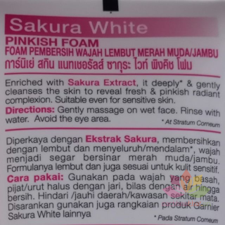 Sữa rửa mặt Sakura White Pinkish Foam ảnh 7