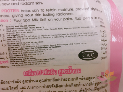 Muối tắm tẩy tế bào chết A Bonne Spa Milk Salt ảnh 2