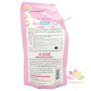 Muối tắm tẩy tế bào chết A Bonne Spa Milk Salt ảnh 8