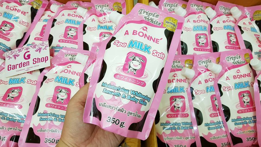 Muối tắm tẩy tế bào chết A Bonne Spa Milk Salt ảnh 3