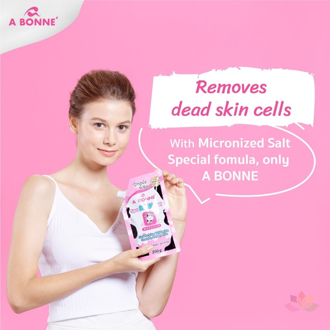 Muối tắm tẩy tế bào chết A Bonne Spa Milk Salt ảnh 4