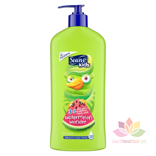Tắm gội Suave Kids 3 in 1 ảnh 9