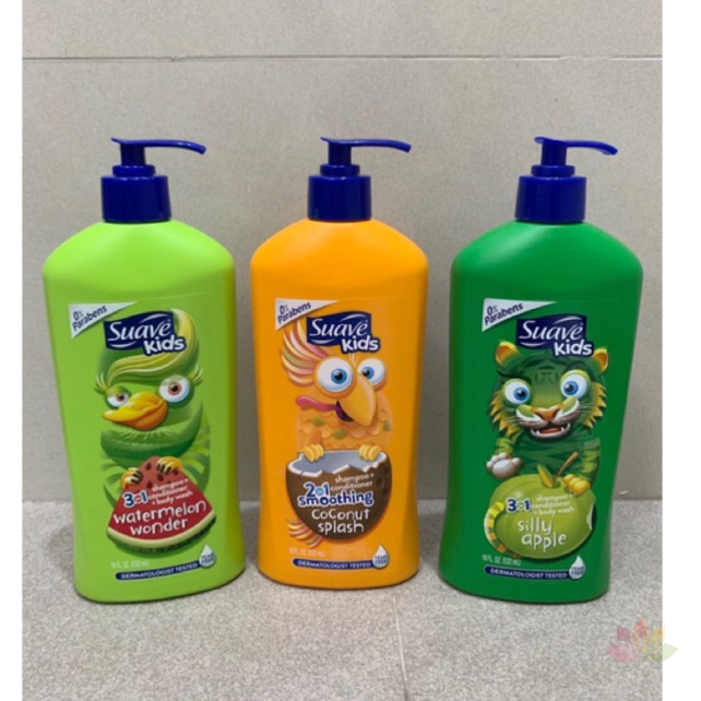 Tắm gội Suave Kids 3 in 1 ảnh 2