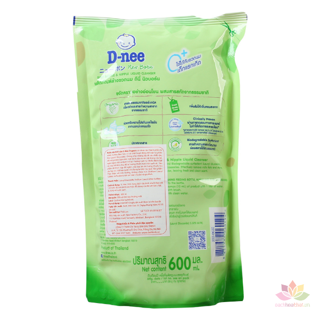 Nước rửa bình sữa Dnee Cleanser ảnh 6