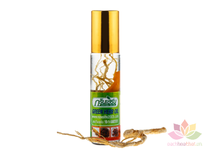Dầu lăn sâm Green Herb Oil ảnh 1