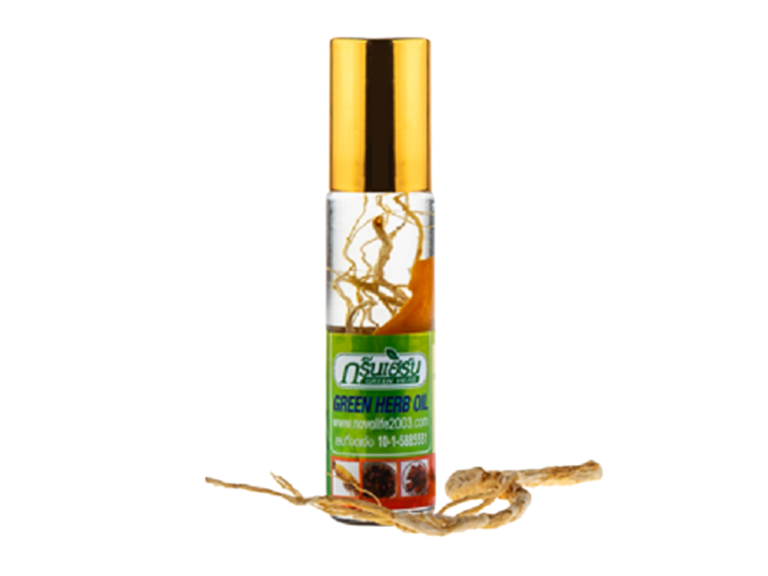 Dầu lăn sâm Green Herb Oil ảnh 1