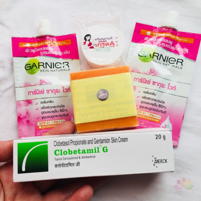 Bộ sản phẩm đặc trị nám tàn nhang Clobetamil G ảnh 2