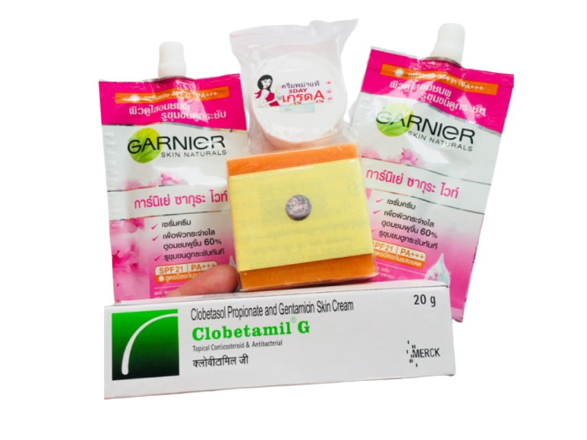 Bộ sản phẩm đặc trị nám tàn nhang Clobetamil G ảnh 1