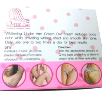 Kem trị thâm Q-nic Care Whitening Underarm cream ảnh 3