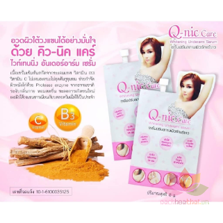 Kem trị thâm Q-nic Care Whitening Underarm cream ảnh 11