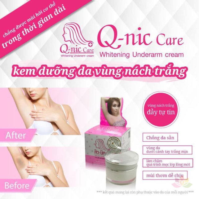 Kem trị thâm Q-nic Care Whitening Underarm cream ảnh 5