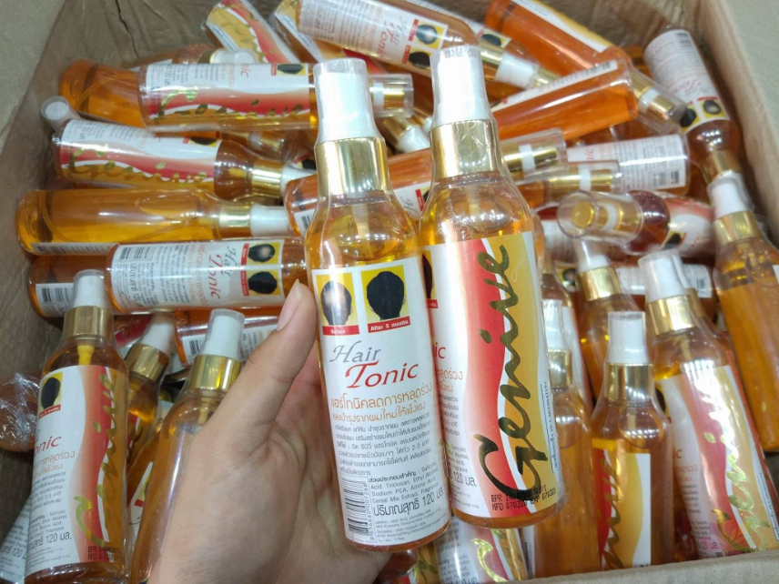 Chai xit kích mọc tóc Genive Hair Tonic ảnh 5