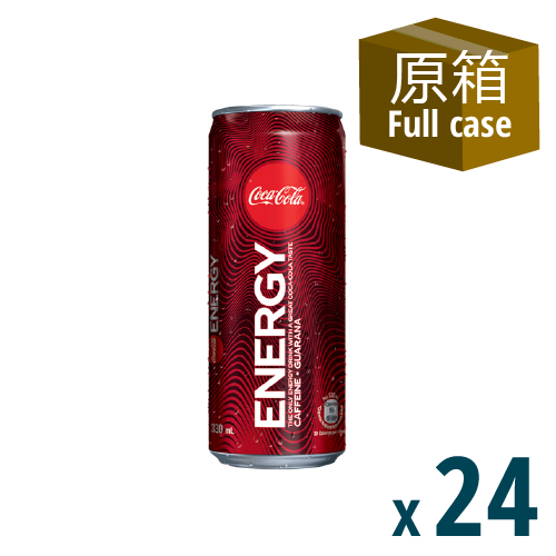 “CocaCola Energy” Energy Drink 330ml CAN 24P Swire CocaCola