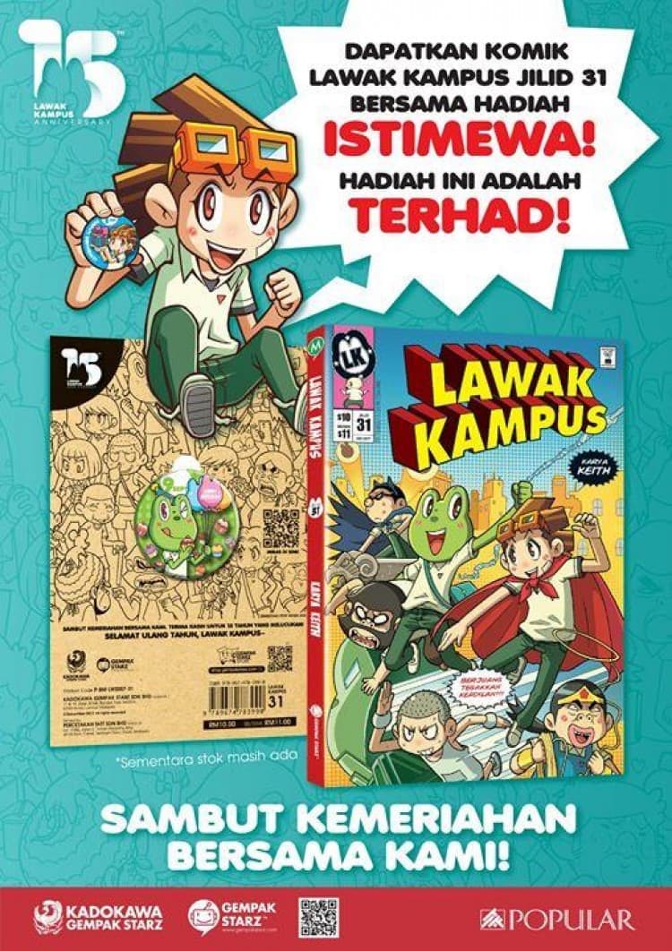 Lawak Kampus Comic Promotion At Popular Bookstore LoopMe Malaysia