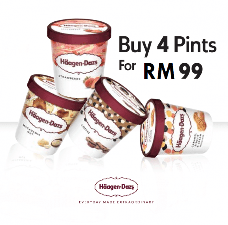 haagen dazs price list