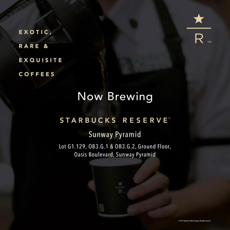 Starbucks Reserve Sunway Pyramid Opening Promotion Loopme Malaysia