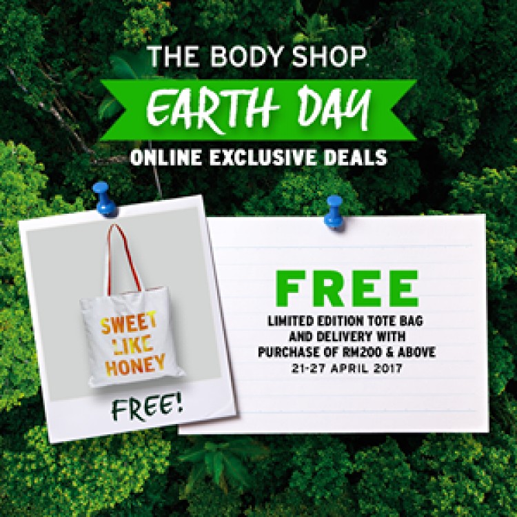 The Body Shop Earth Day Online Exclusive Deals LoopMe Malaysia