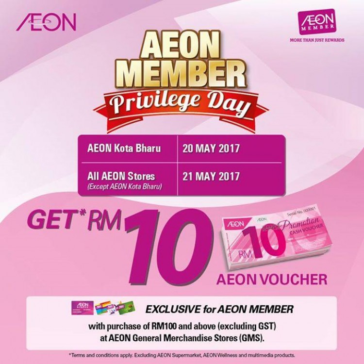 Aeon Member Privilege Day Loopme Malaysia