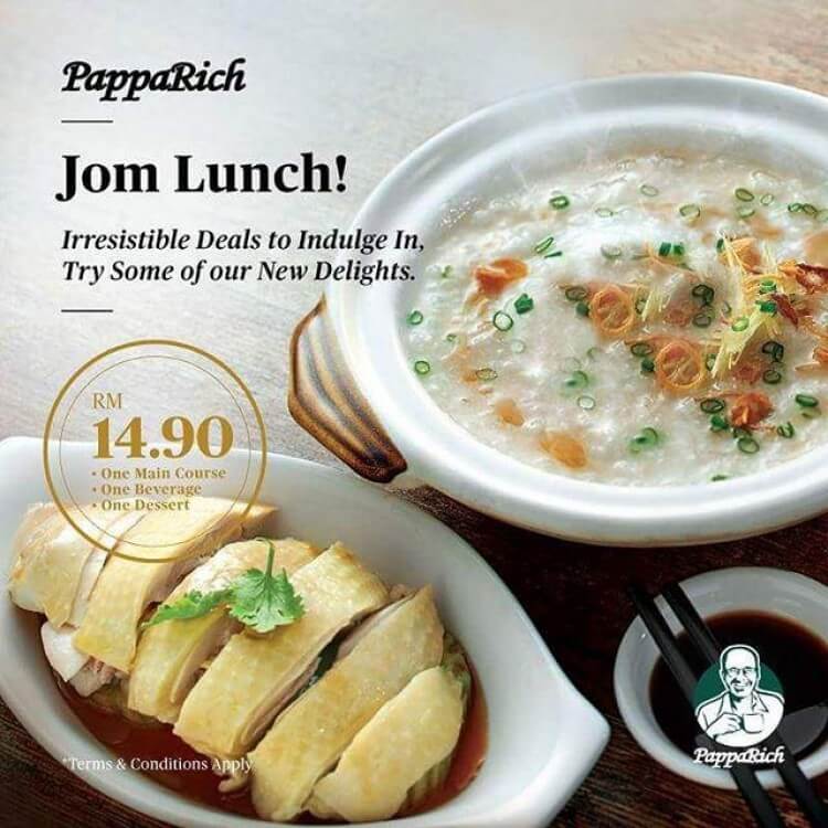 Papparich Jom Lunch Set Promotion Loopme Malaysia