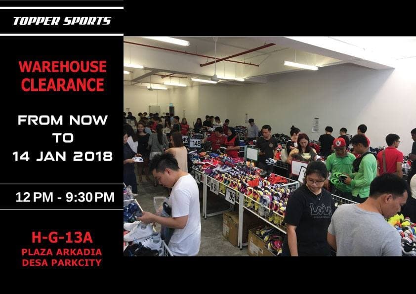 Topper Sports Warehouse Clearance LoopMe Malaysia