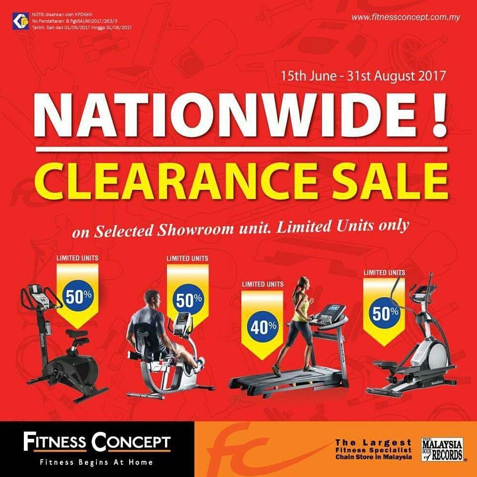Fitness Concept Nationwide Clearance Sale LoopMe Malaysia