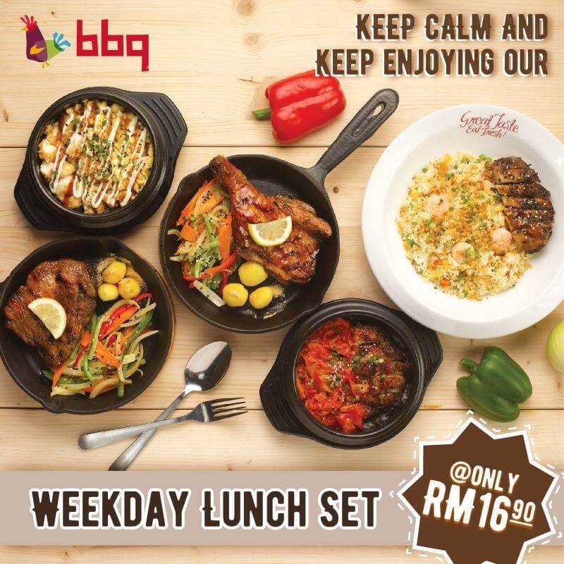 BBQ Chicken Weekday Lunch Set Promotion | LoopMe Malaysia