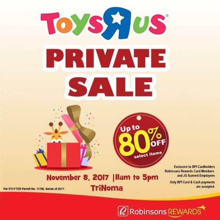 Toys R Us Private Sale at TrinomaN LoopMe Philippines