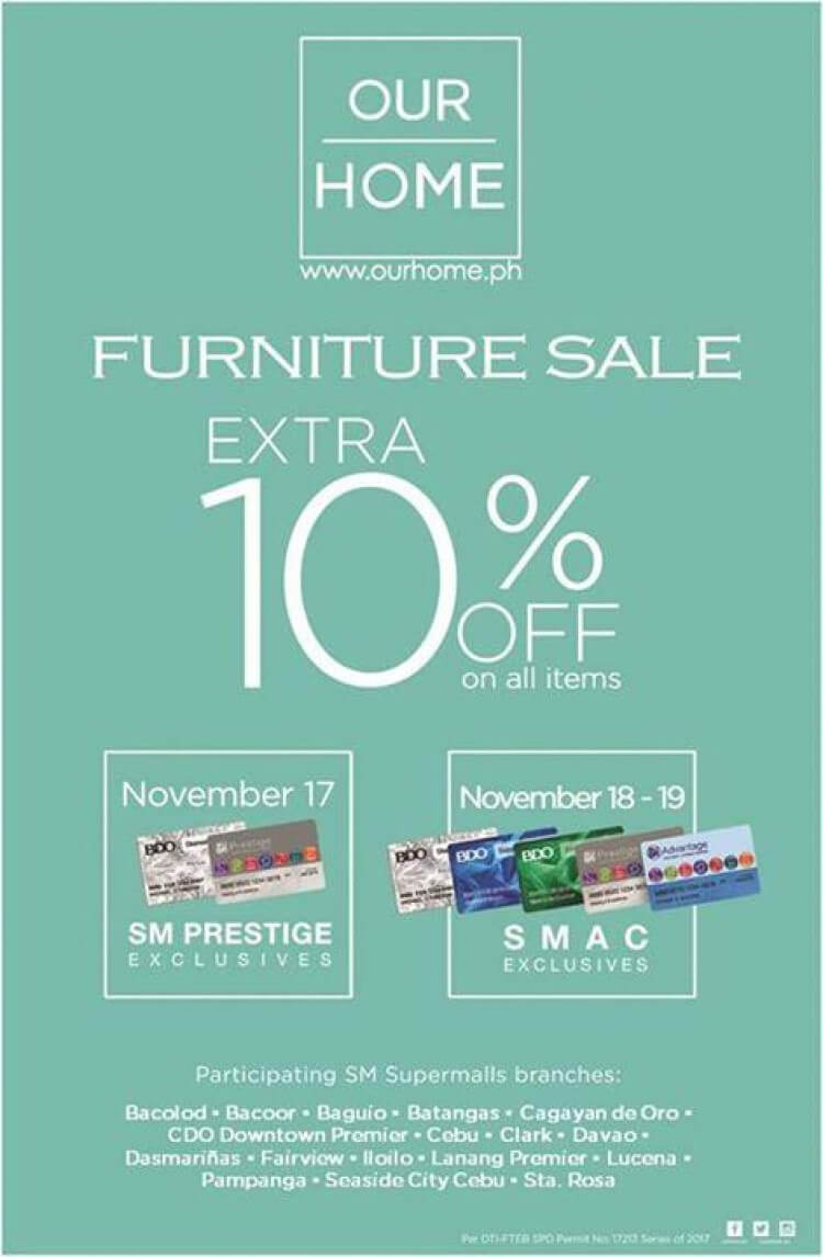 Our Home Furniture Sale At Sm Lucena Loopme Philippines
