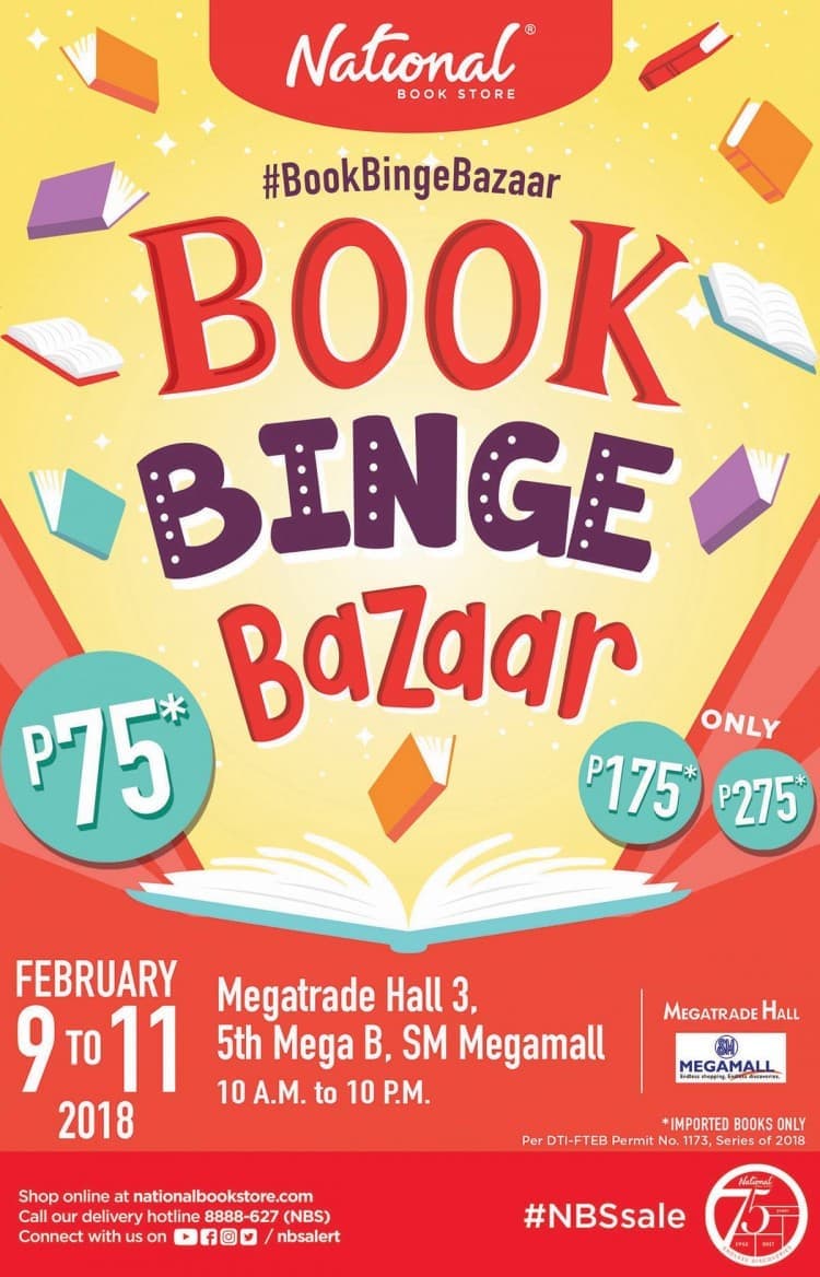National Book Store Book Binge Bazaar at SM Megamall LoopMe Philippines