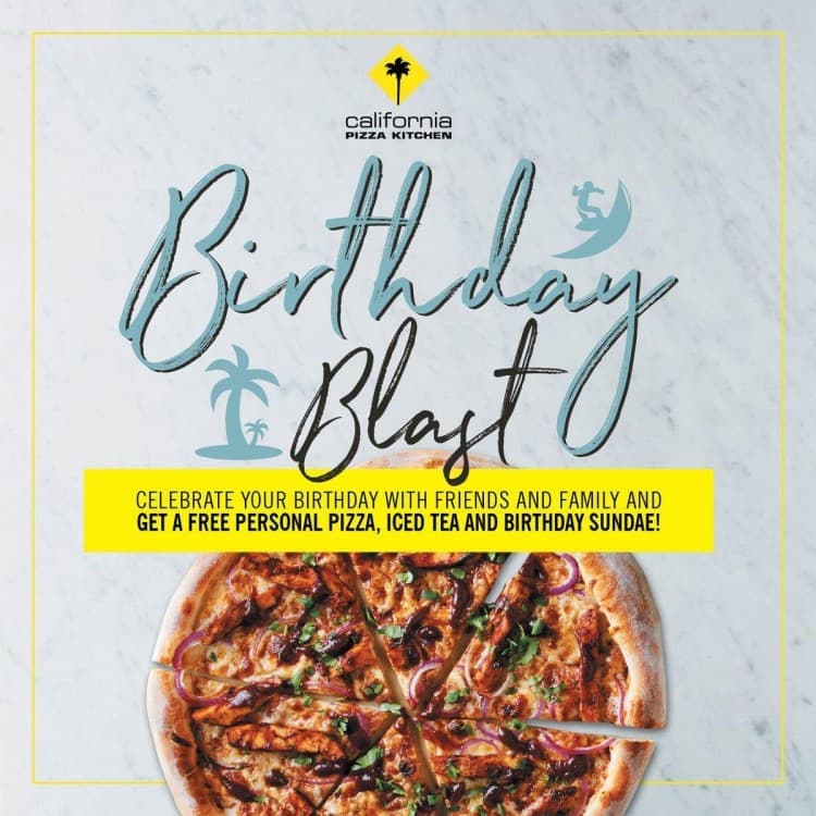 California Pizza Kitchen Birthday Promo Loopme Philippines