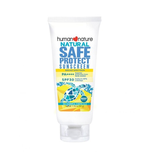 human nature sunblock for face
